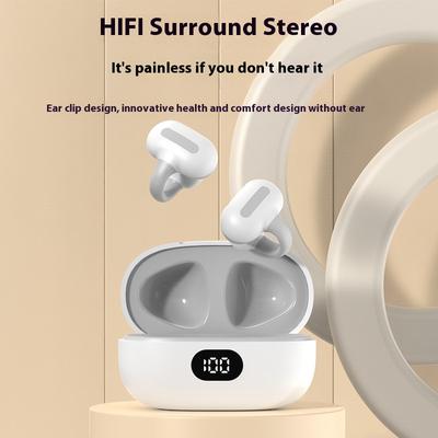 Knochenleitung Bluetooth Headset Hohe Leistung Ohrbügel Kabellos Lange Lebensdauer Digitalanzeige Sport-Headset