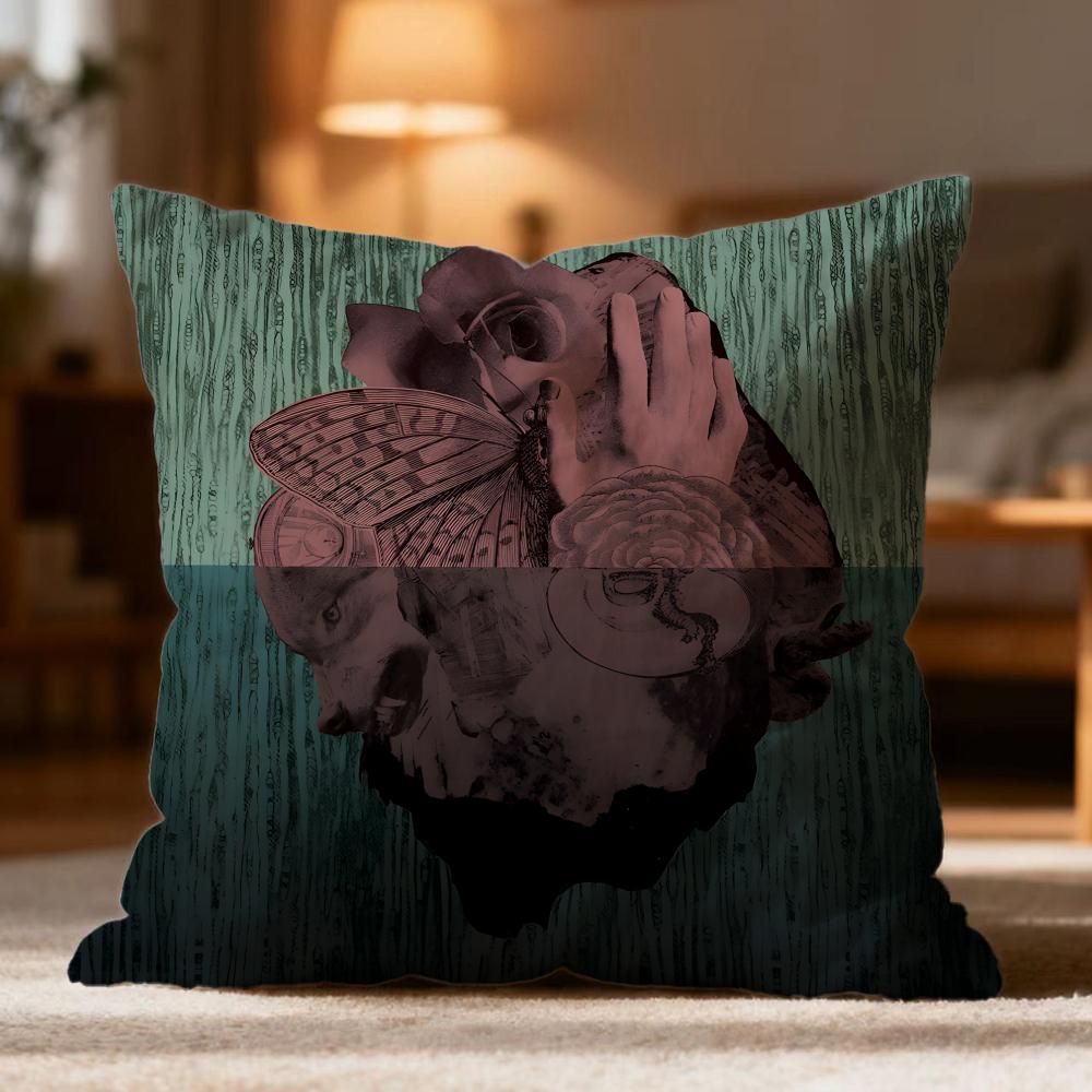 Fashion T-TThe Revivalists Cushion Cover Soft Washable Pillow Case Multi-Scene for Couch Bed Travel Office Use