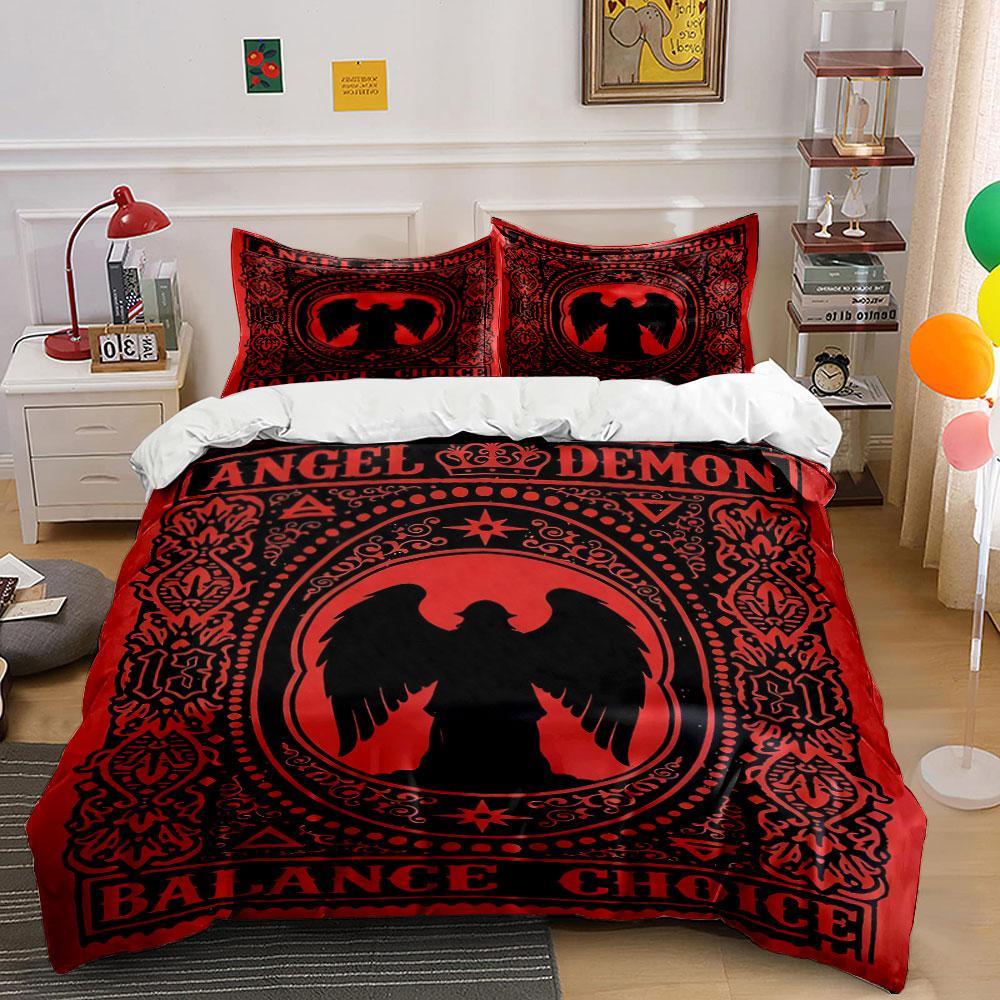 

Winged angel silhouette. Bedding sets Duvet cover sets Duvet covers Pillowcases(1 * Duvet Cover 2 * Pillowcases without duvet insert) 135x200cm