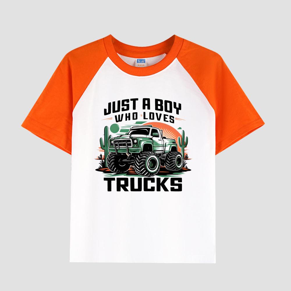 

Футболка с коротким рукавом и заниженной линией плеч для мальчиков, хлопковая ткань, повседневный модный детский топ на лето 100cm