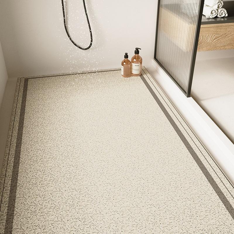 Simple Bathroom Floor Mat, Dust Removal And Wear-Resistant Silk Ring Floor Mat, Large Size, Full Floor, Shower Mat, Dirt-Resistant And Non-Slip