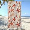 Blue Starfish Seashell Beach Towel Marine Life Style Lightweight Quick Dry Beach Blanket Summer Beach Pool Swimming Camping