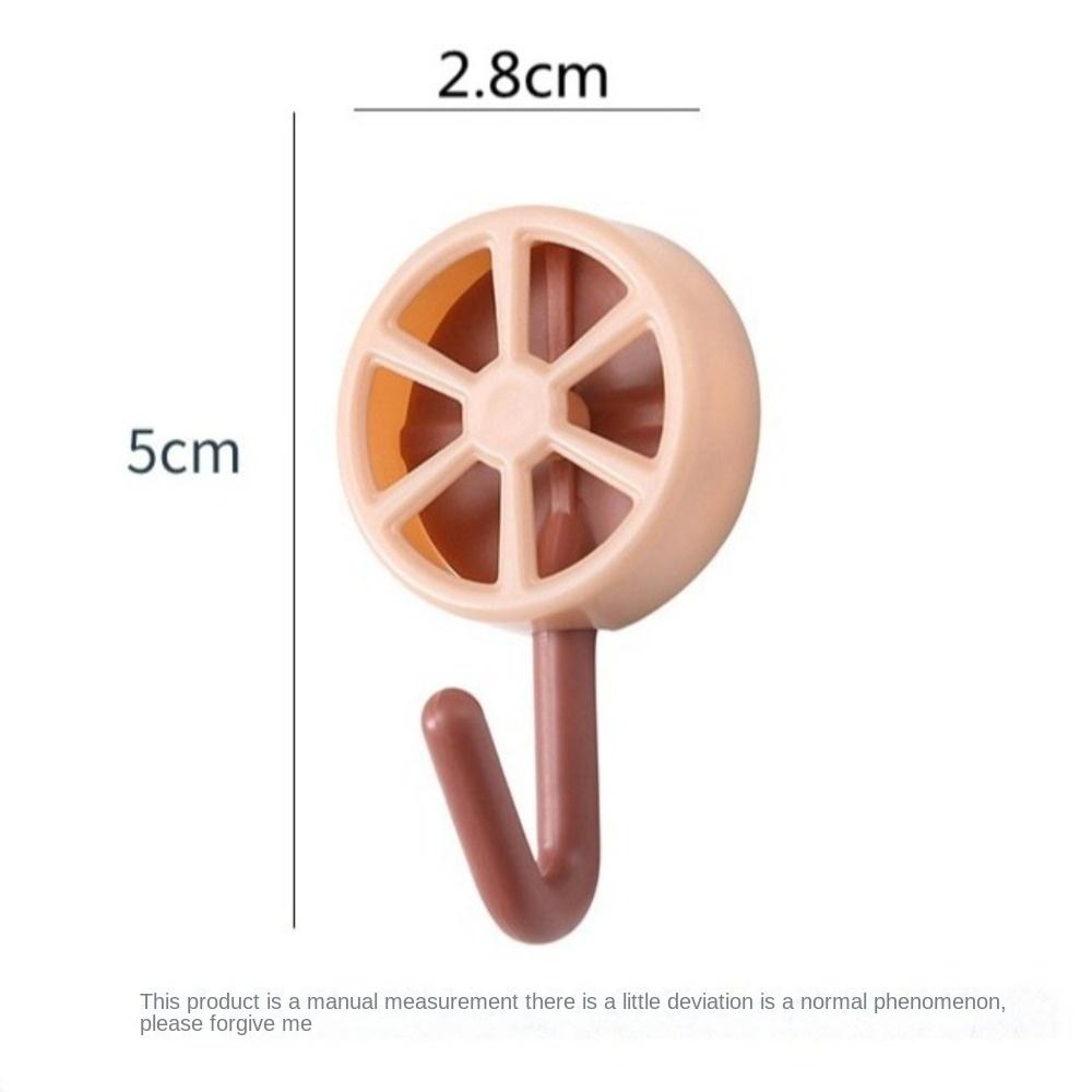 Punch-free Self Adhesive Hooks Lemon Key Bag Hooks New Towel Coat Hooks