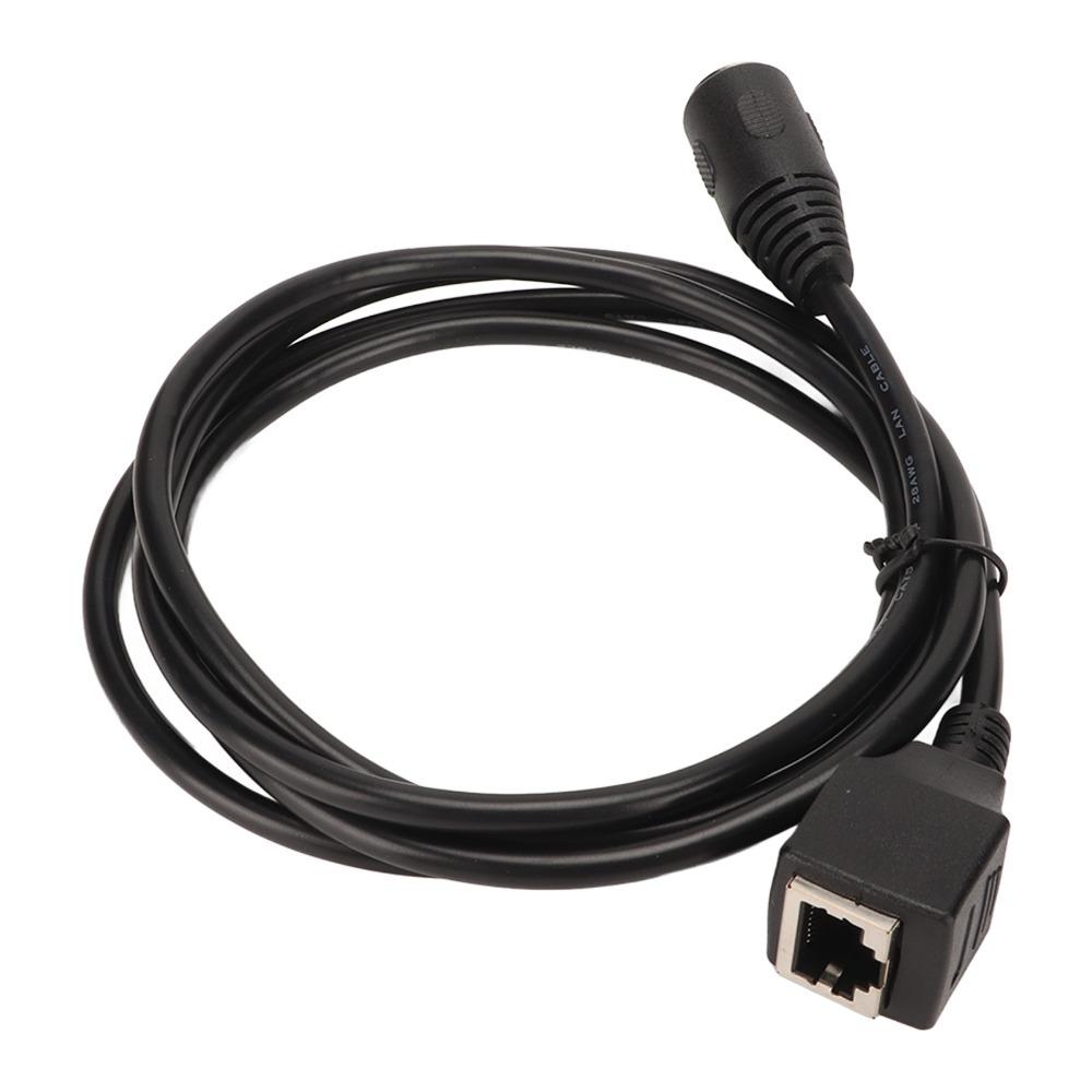 4.9ft DIN 5 PIN to RJ45 Cable Flexible Plug and Play 5 Pin to RJ45 Female Audio Connection Cable for Ethernet Cables Amplifiers