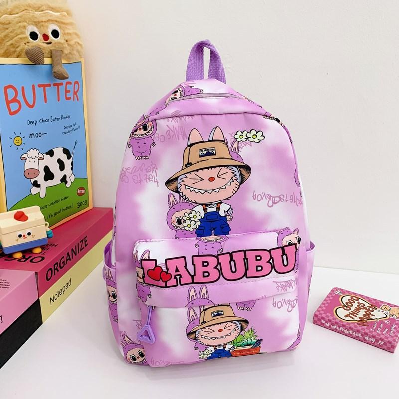 Kindergarten Primary School Students Schoolbag Cartoon Cute Foreign Style Printing Children'S Backpack Large Capacity Children'S Backpack
