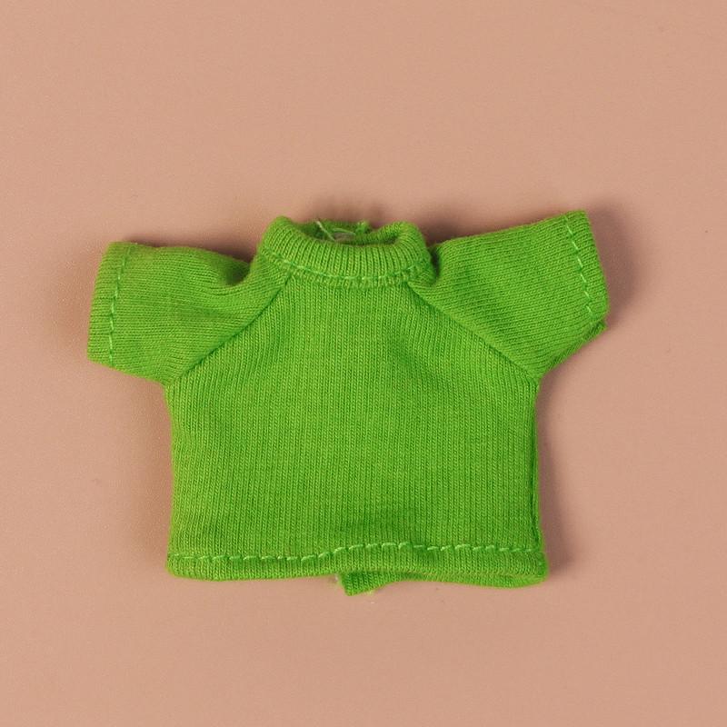 1 Pieces New ob11 bjd Doll Clothes T-shirt Denim shorts for 1/12 bjd obitsu11ob11 molly doll accessories Clothing