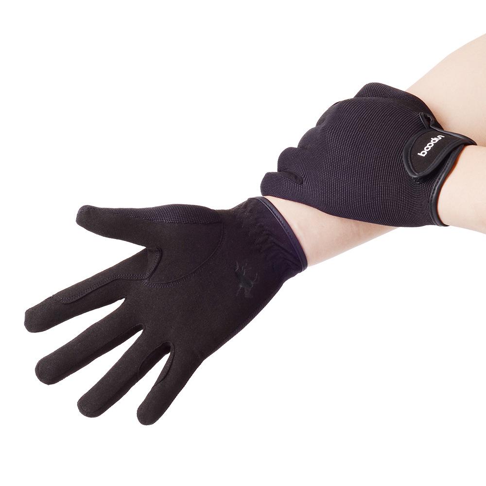 SD1075 Durable Microfiber Equestrian Gloves: Sun-Protected, Winter Thin, Ideal for Riding & Cycling.