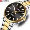 Curren Kairui 9090: Herren-Stahlarmbanduhr & Damen-Quarz-Business-Uhren-Set.
