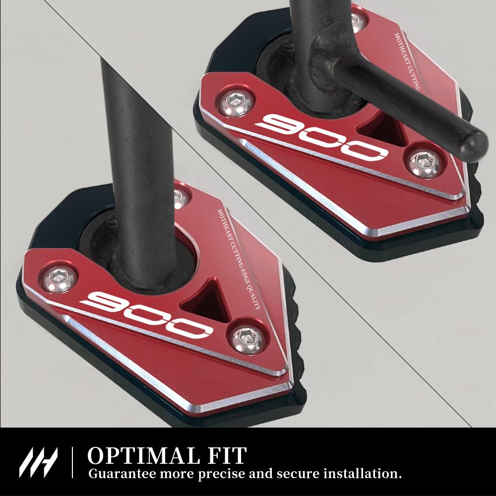 MotHeart Motorcycle Side Stand Stabilizer Compatible Z900 2017-2024 Z900SE 2022-2024 Z900RS 2018-2024 Motorcycle Auxiliary