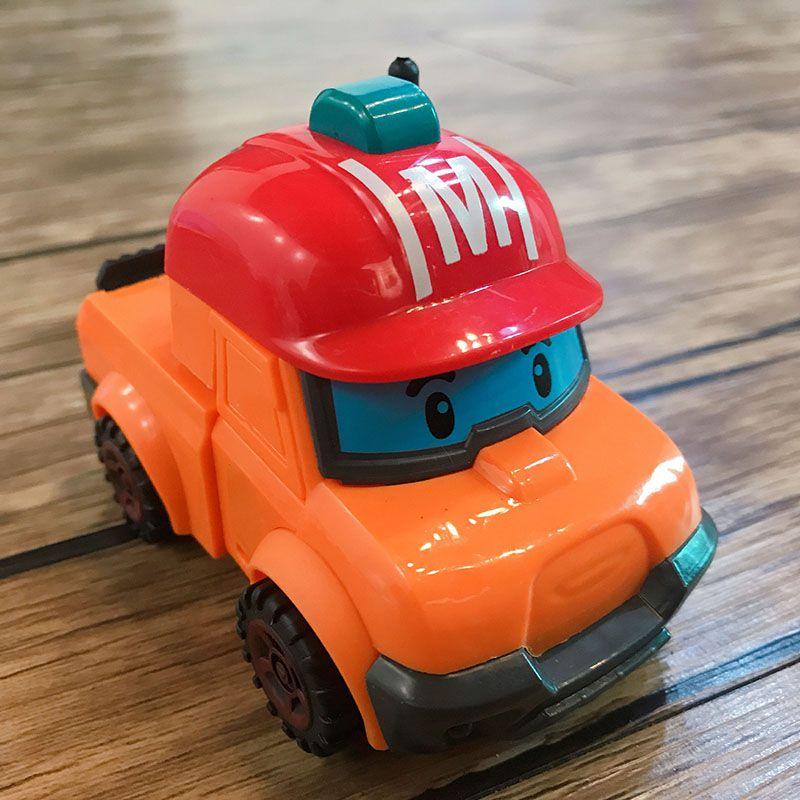 High-quality Robocar Poli Roy Amber Transformers Robot Action Figures Car Bus Set