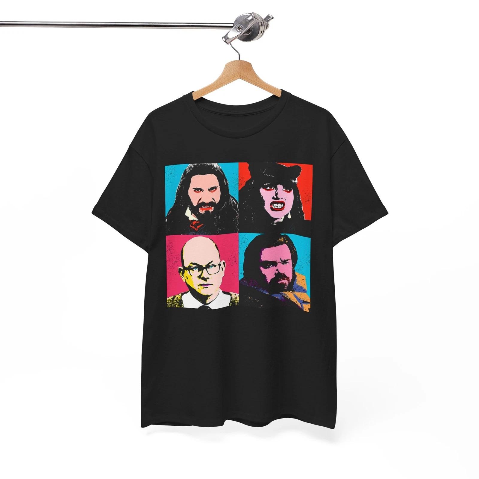 Vampire Warhol Classic What We Do In The Shadows T-Shirt, Vampire Halloween Tee S