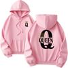 Mens Womens Hoodies King Queen Printing Sweatshirts Versatile Casual Couple's Clothing Daily Pullover Fall Winter