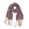 Women Winter Retro Knitted Long Scarf Headscarf Ladies Casual Striped Tassel Warm Scarve Mujer Foulard Thick Wrap Shawl  New
