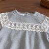 Girls Spring Outfit Lace Trim Hoodie Two Piece Set Baby Casual Stylish Sportswear Tracksuit For Toddler Kids Fashion Clothes