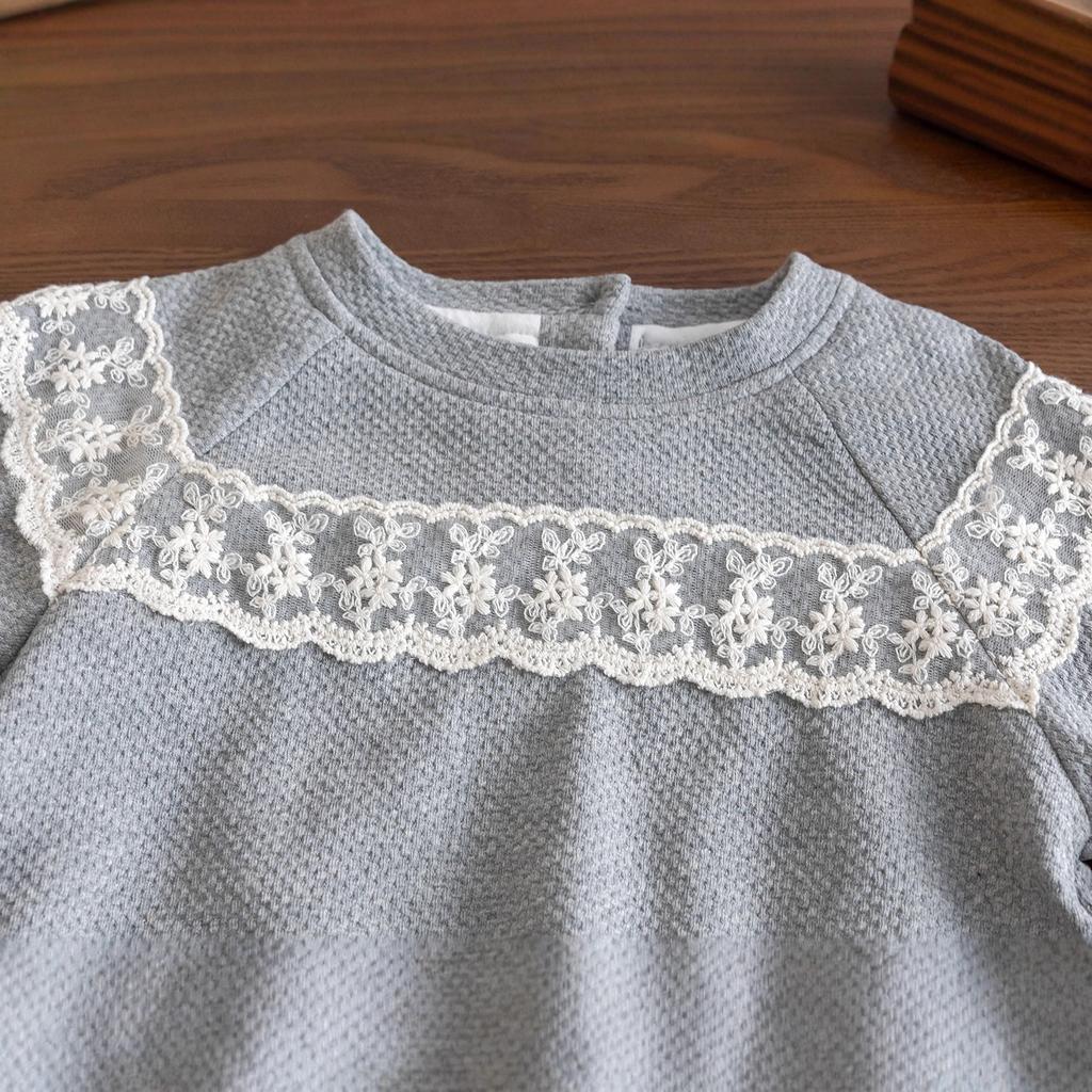 Girls Spring Outfit Lace Trim Hoodie Two Piece Set Baby Casual Stylish Sportswear Tracksuit For Toddler Kids Fashion Clothes