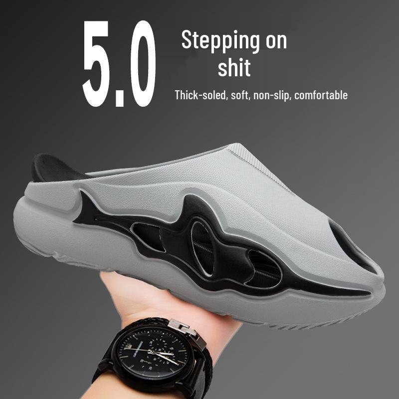 

Мужские модные тапочки с увеличением роста и нескользящей подошвой – Толстая подошва, универсальные для ношения в помещении и на улице 44-45