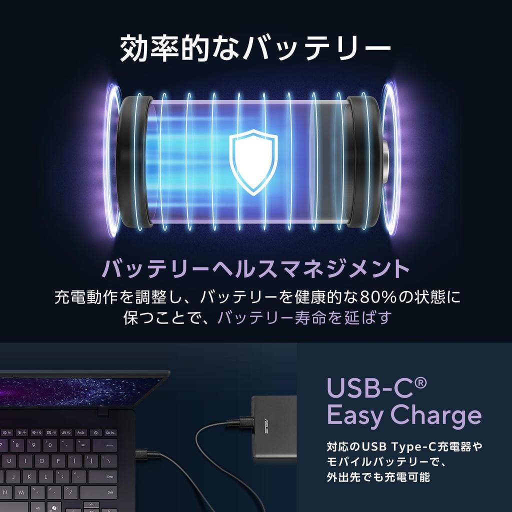 Asus Vivobook 14 X1407QA Qualcomm Snapdragon X 16GB 1TB Windows Bateria Potência AI Silencioso Laptop de 14 polegadas, Processador X1-26-100, Memória, SSD, 11, 21,8 Horas