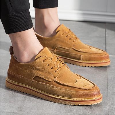 Fashion Men's Frosted Retro Board Shoes 2024 Spring and Autumn New Style Mens Fashion Trend Men's for Shoes Casual Lace Up Shoes Male's
