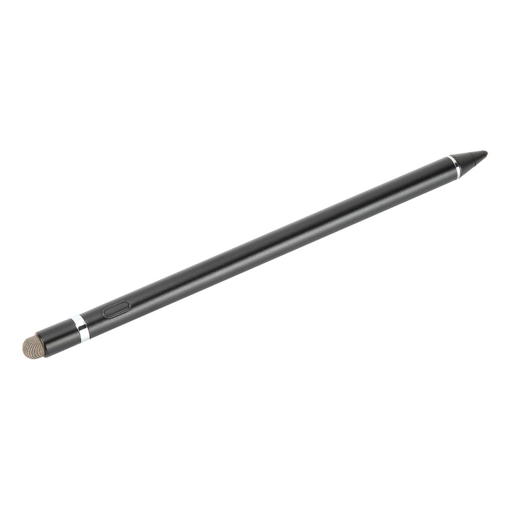 Stylus Pen Black for IOSAndroid Universal 2-In-1 Active Capacitive Touch Pen WYH0002