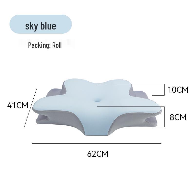 

Удобная шейная подушка с пеной памяти с медленным восстановлением и запатентованным дизайном MJ8149 (Dimensions in Image)