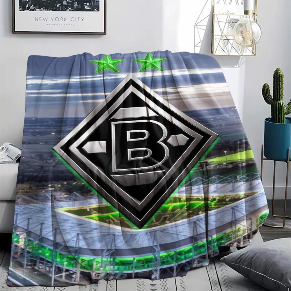 1pc Borussia Print Flannel Blanket, High quality Comfortable for All Seasons, Home Decor, Warmth and Comfort, Perfect for Christmas Gifts19