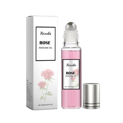 Pheromone Infused EssentialOil Perfume Pheromone Roll-On Perfume Long-lasting Scent  Rose Pheromone FragranceOil For Women10ML