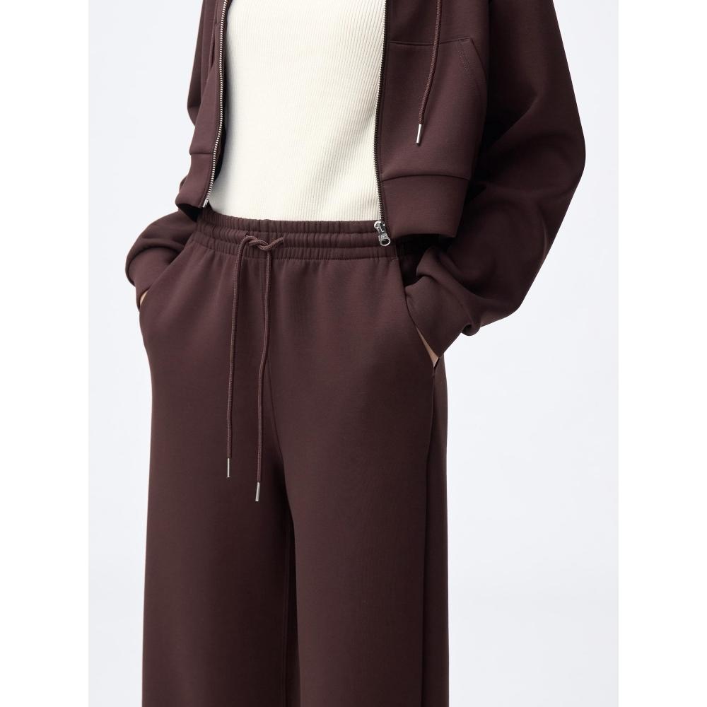 Gu By Uniqlo Puff Sweat Baggy Pants+ec Length 77.0 Cm