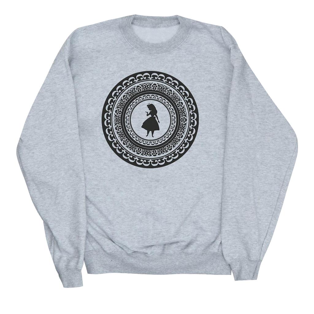 Disney Mens Alice In Wonderland Circle Sweatshirt