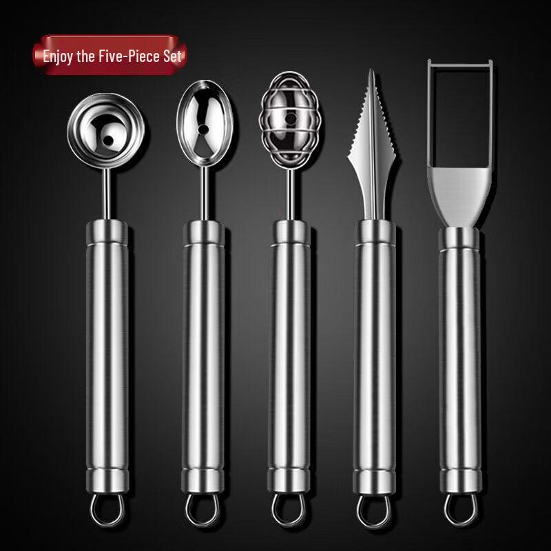 304 Stainless Steel Fruit & Ice Cream Scoop Set