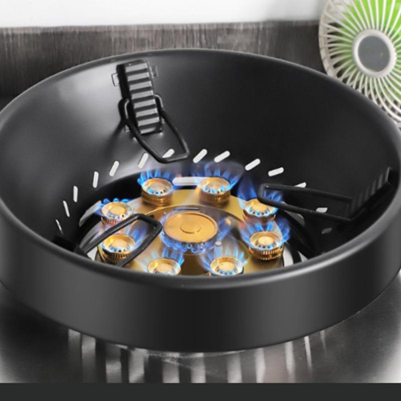 Wind Shield Bracket Gas Stove Energy Saving Cover Hood Home Gas Stove Wind proof Stand Accessories Easy to Install