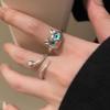 Cat Snake Ring Female Niche Design Adjustable Index Finger Ring Cold Wind Fashion Personality Internet Celebrity Girlfriend Ring