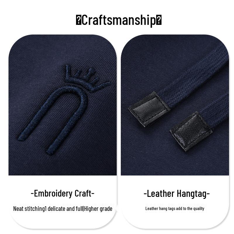 GAGN Damen Dunkelblaue Fleece-Sweathose: Dick, Warm, Lockerer Laternen-Schnitt, Hohe Taille, Schlankmachend, Sportliche Hose mit Bündchen