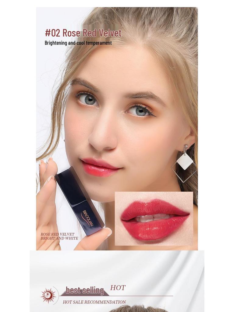 Bioquan Black Magic Long-lasting Moisturizing Lipstick - Non-stick and Non-fading