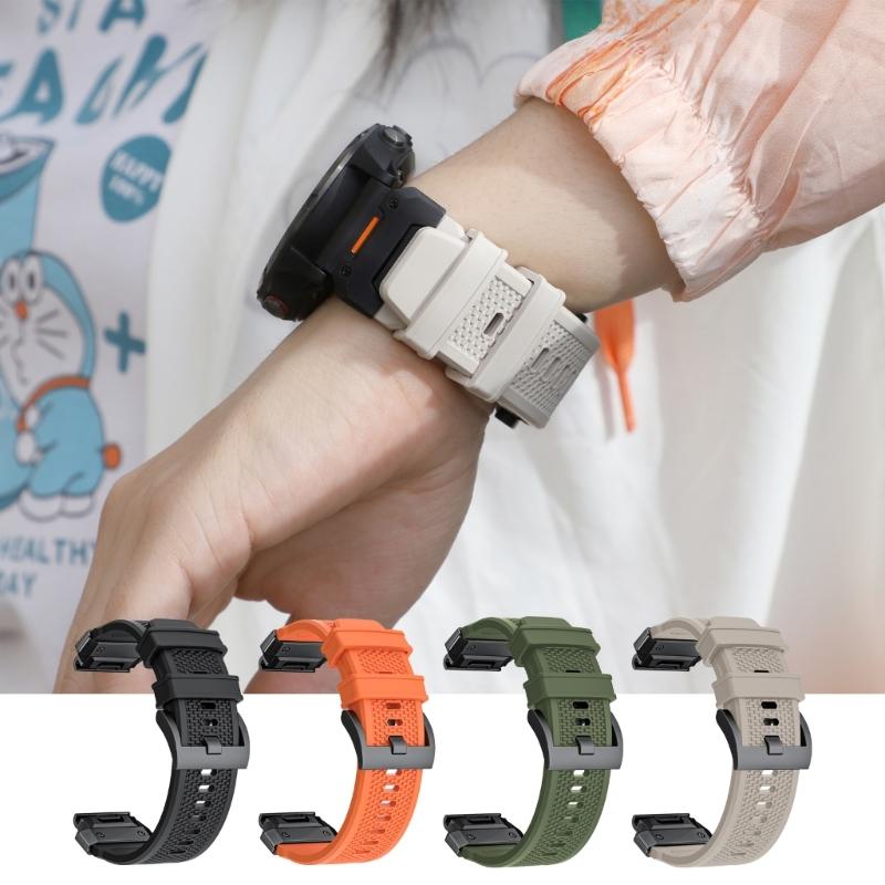 Silicone Band for 22mm/26mm Replacement Wrist Strap Quick Release Wristband Strap Sweatproof Bracelet Watch Belt