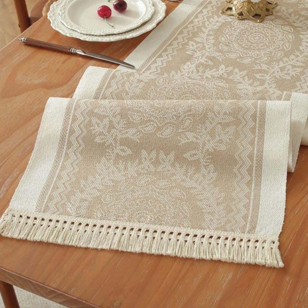 Nordic Style Table Runner Waterproof Table Flag Tablecloth Table Cover  Living Room