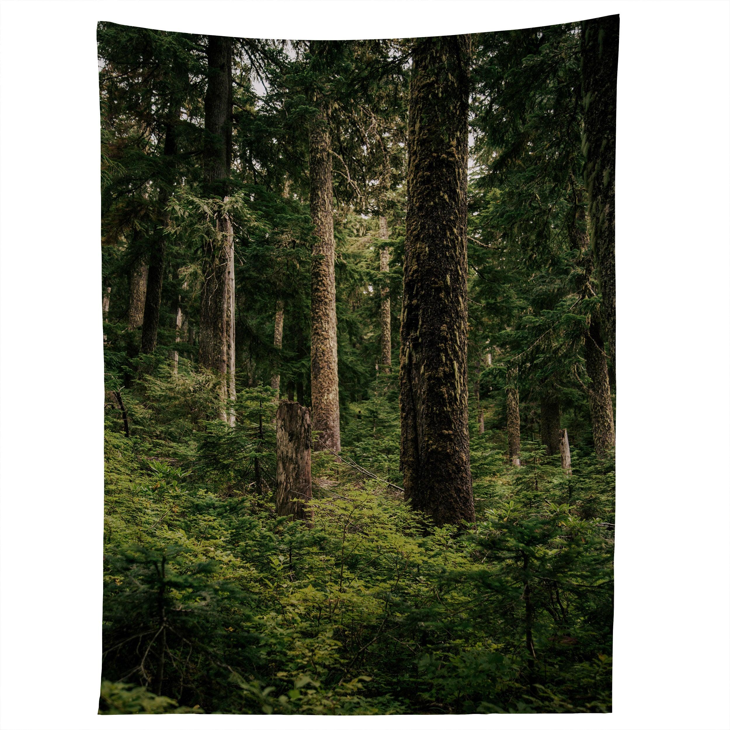 GREEN FOREST tapestry 75x100