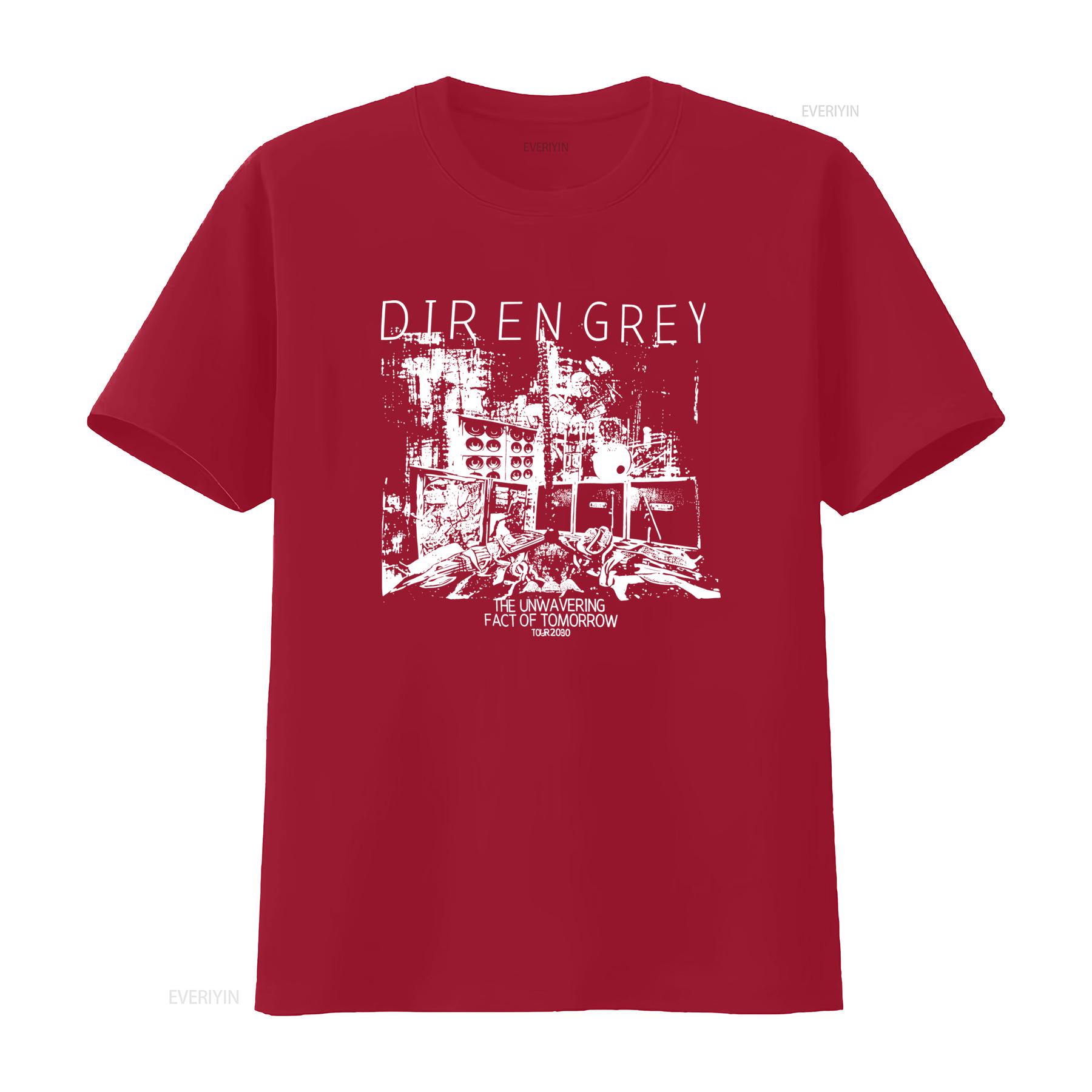 

Dir En Grey The Unwavering Fact Of Tomorrow Band T Shirt Available In Sizes S To 5XL vintage Washed Stylish Unisex Comfortable S