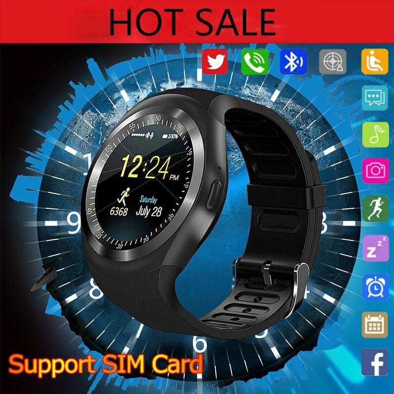 Buy Smart Watch Y1 Mate Full Round Screen Sim for Android Ios