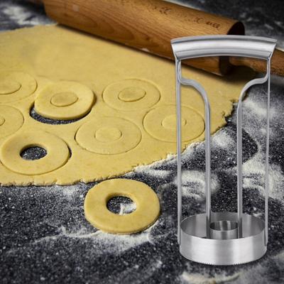 Donut Kalıp yapışmaz Gıda Sınıfı Çok Fonksiyonlu DIY Paslanmaz Çelik Kek Ekmek Pasta Kesici Makinesi Kalıp Mutfak Malzemeleri