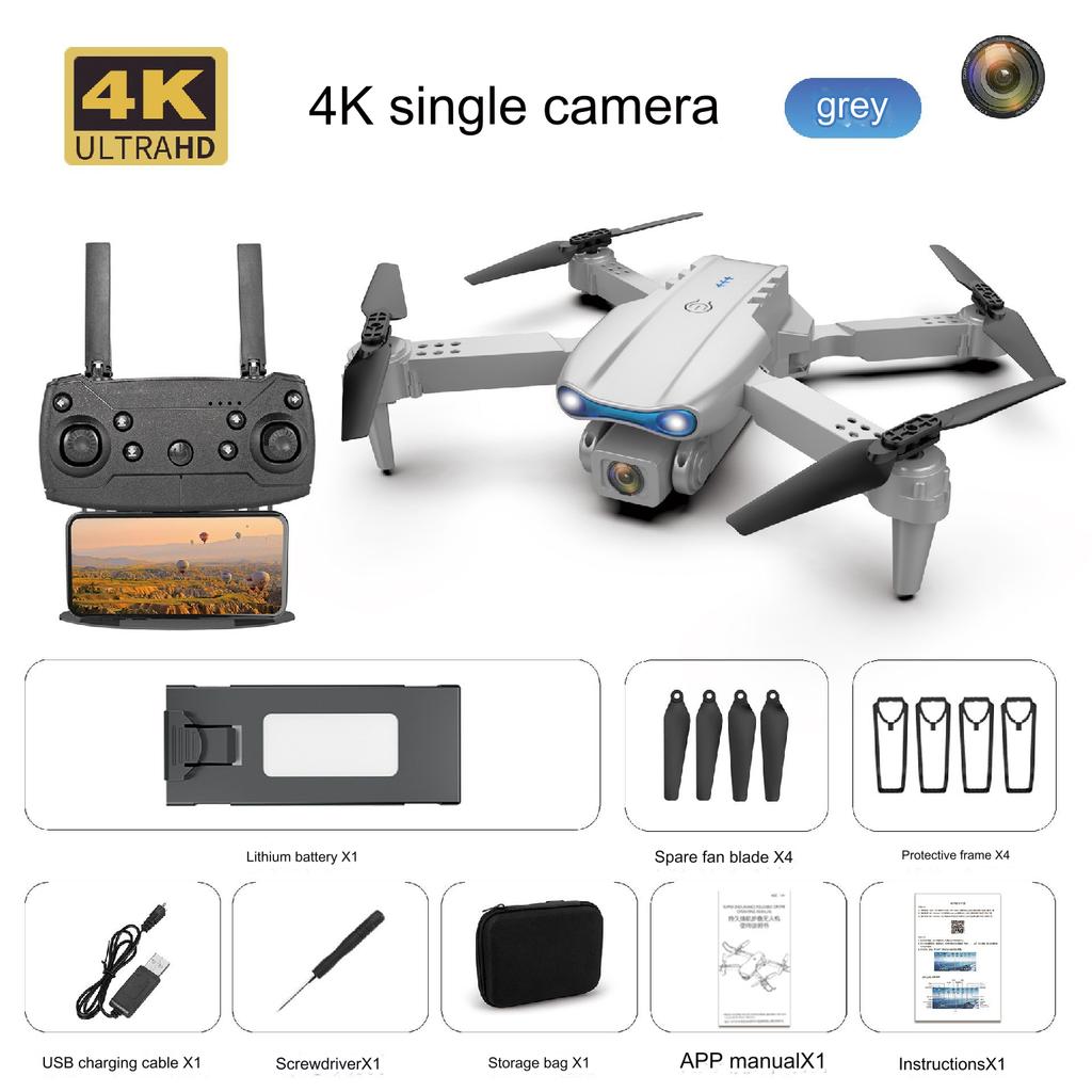 E99 K3 Pro HD 4k Dual Camera High Hold Mode Foldable Mini RC WIFI Aerial Photography Quadcopter Toys Helicopter