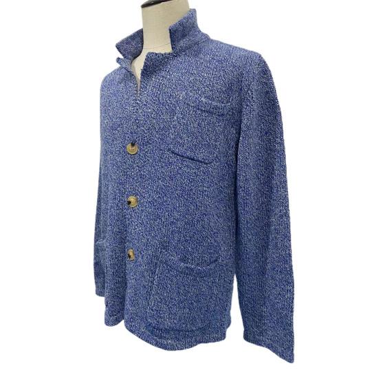 Pánské Vintage Stojací límeček Svetr Bunda Ležérní Jednořadový Stojáček Stojáček Dlouhý rukáv Kapsy Tenký svetr Kabát