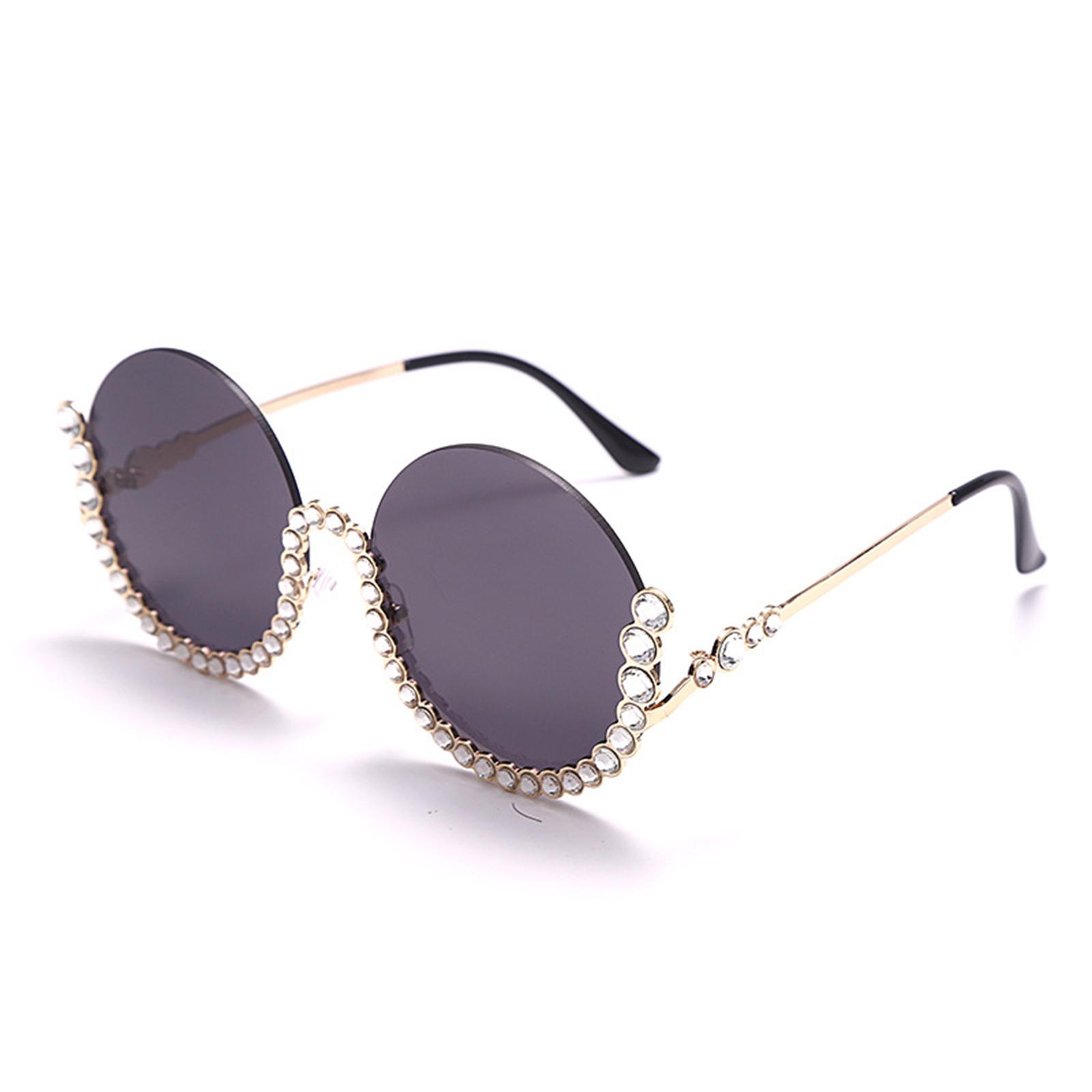 

Round Sunglasses Anti-glare Sunglasses Driving Sunglasses Y2k Sunglasses Rhinestones Frame Sunglasses Beach Sunglasses