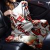 Custom Name fire truck Theme Printed Blanket - Perfect for Couch, Bed, Travel & Outdoor Use | Machine Washable, Cozy & Durable.