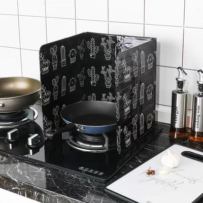 Aluminium opvouwbare gaskookplaat voor in de keuken, draagbare koekenpan, spatscherm voor olie, huishoudelijke keukenaccessoires
