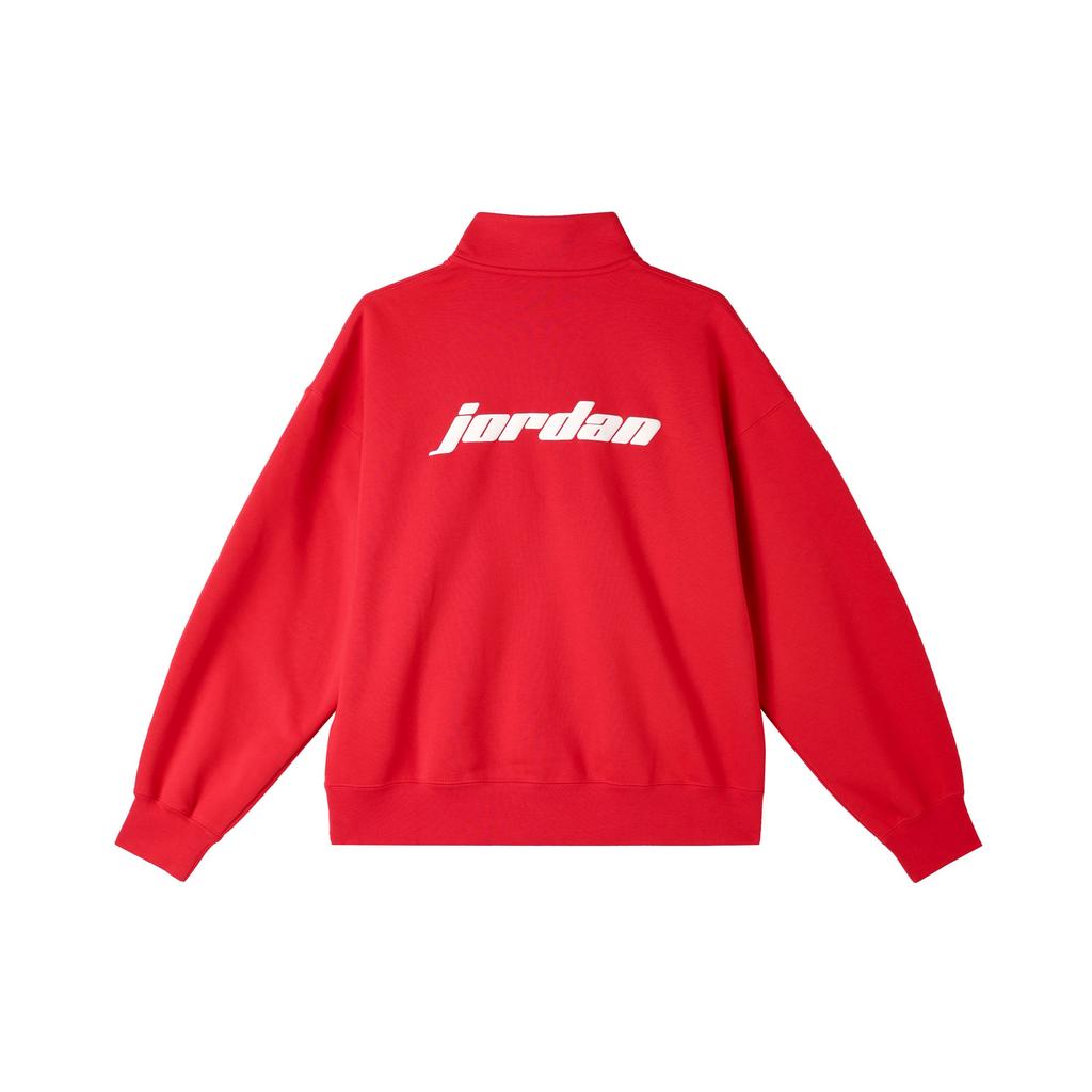 Jordan As W J Flt Flc Qtr Zip Sweatshirt Women Tops Red IB5602657