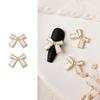 10Pcs Nail Bowknot Decors Anti-drop Non-Fading Art Camellia DIY French Style