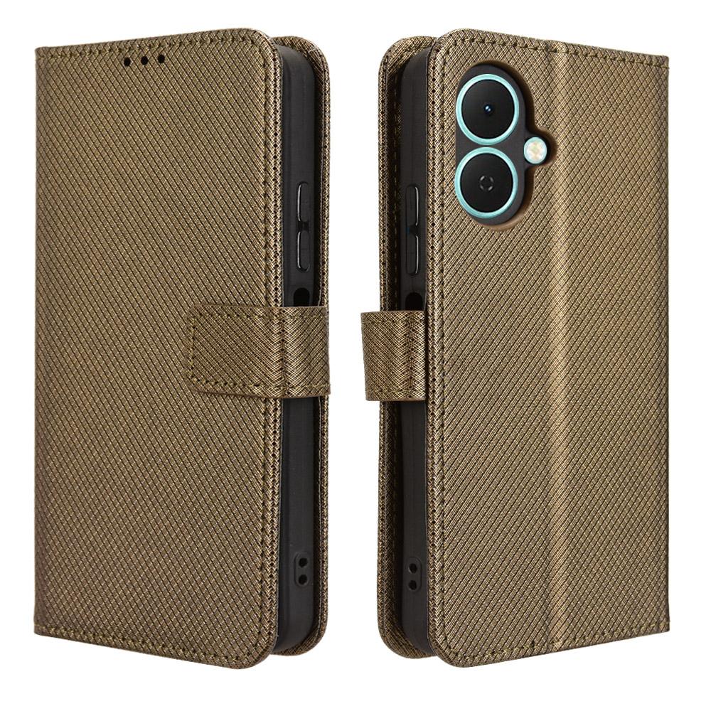 Flipové pouzdro pro Tecno Spark Go 2 PU kůže Ochrana celého těla S [Blokováním RFID] Nárazuvzdorné Odolné Retro Pouzdro na telefon