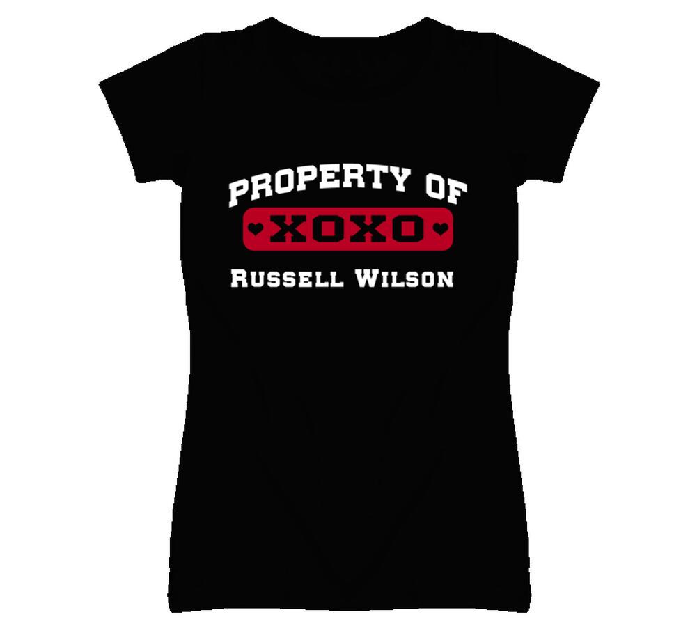 Russell Wilson Seattle Football Love Property Of T Shirt XXXXL