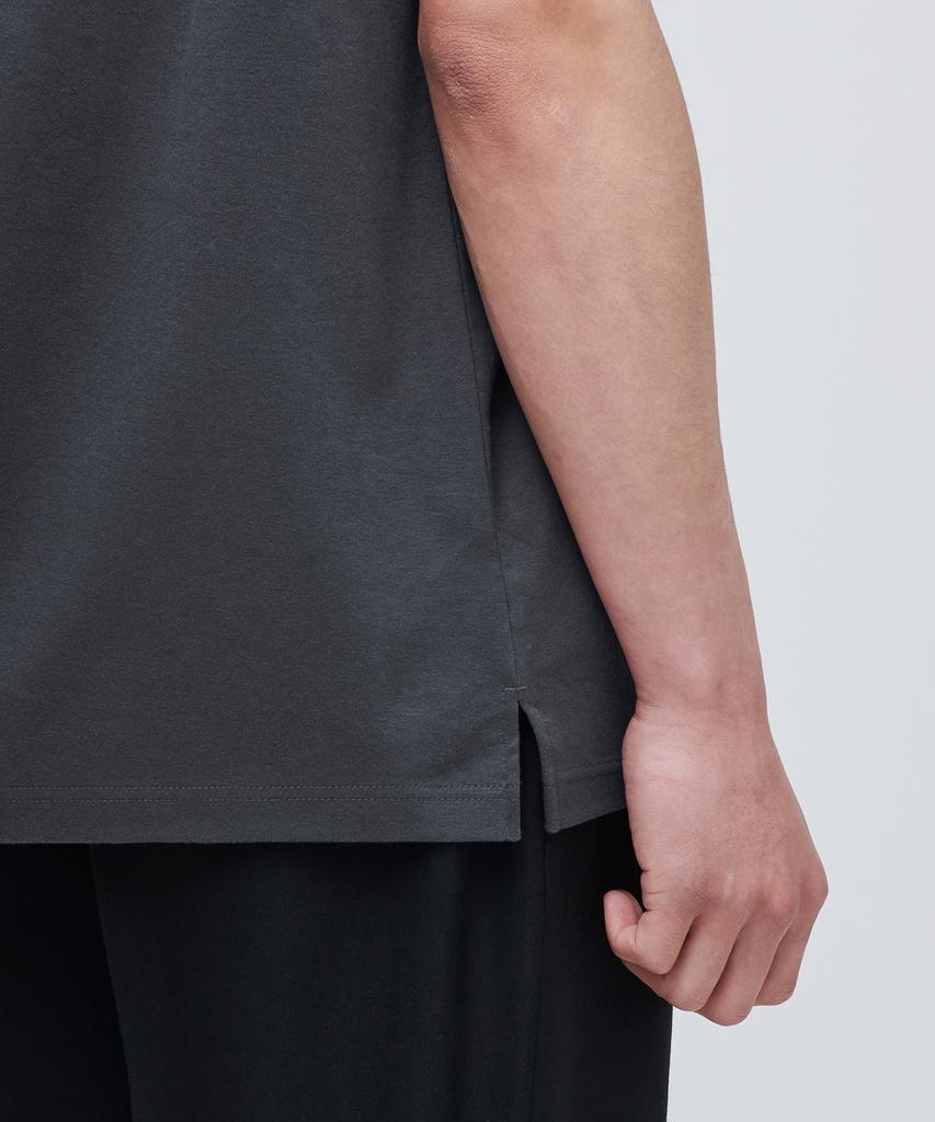 MUSINSA STANDARD Relaxed Sleeveless Top [Dark Gray]