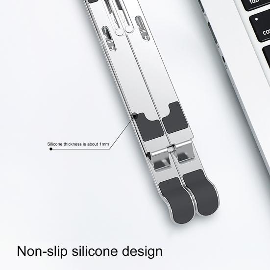 Foldable Adjustable Aluminum Alloy 11-17inch Laptop Heat Dissipation Bracket